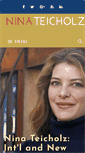 Mobile Screenshot of ninateicholz.com